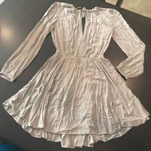 NWOT Free People Longsleeve Open-back Dress